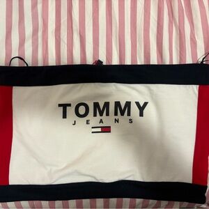 Tommy Hilfiger Navy and White Tee